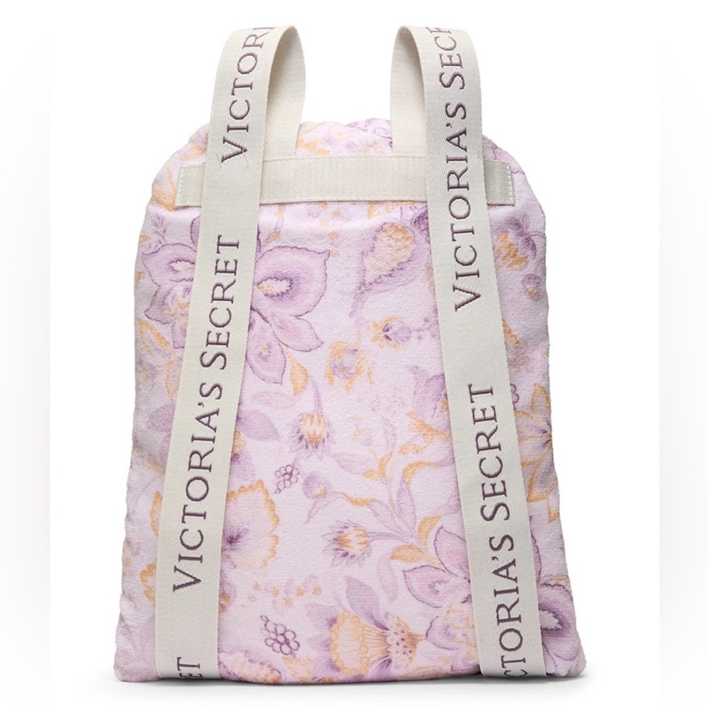 💜NWT - Victoria's Secret Floral Towel/Backpack💜